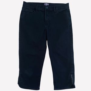 NYDJ Black Crop Jeans